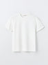 LC Waikiki Crew Neck Plain Jacquard Ribbed Men's T-Shirt